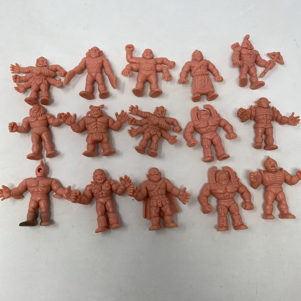 Lot of 15 Vintage m.u.s.c.l.e. Muscle Men Kinnikuman Figures Wrestling 80's Toys